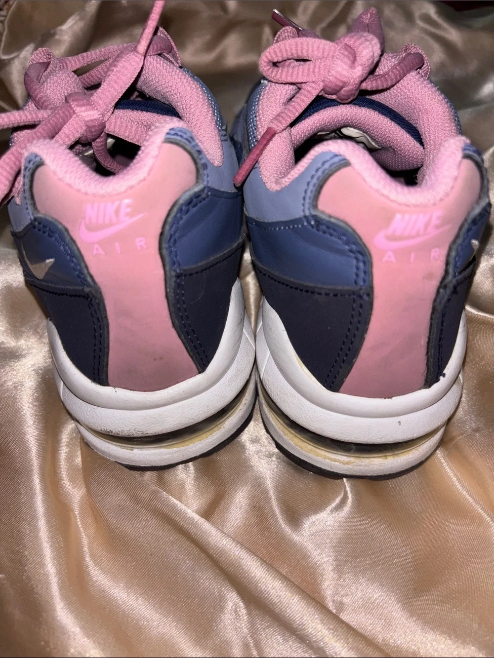Nike Women’s Air Max 95 Style Sneakers in Navy and Dusty Pink